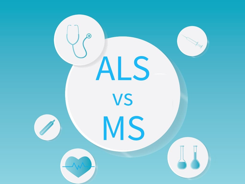 Comparing ALS with MS