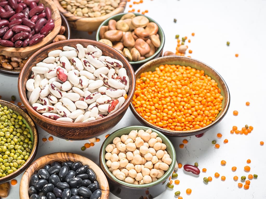 Selection of legumes