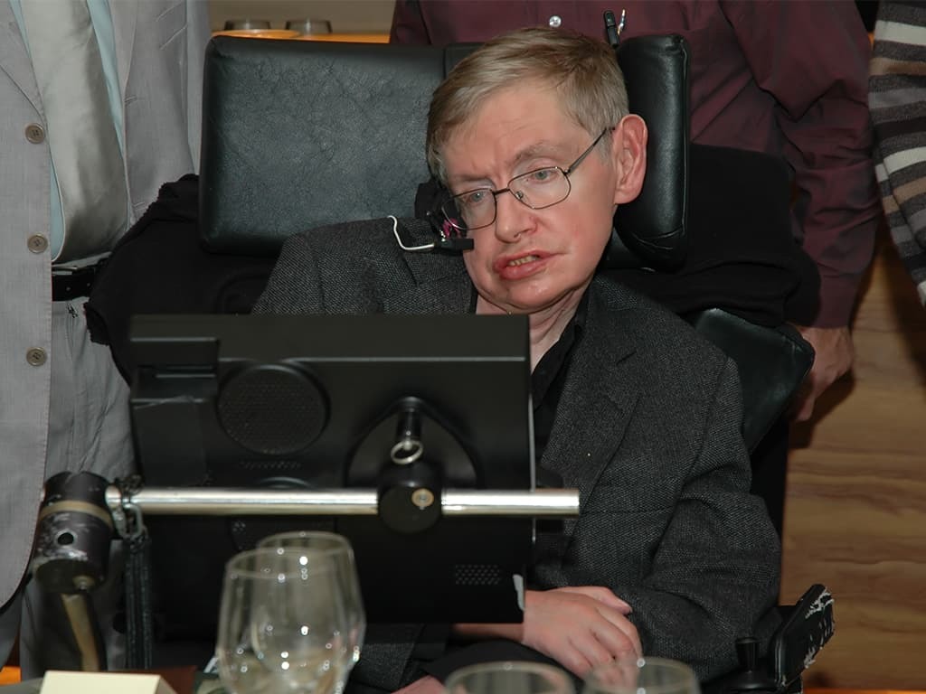 Stephen Hawking speech generating device