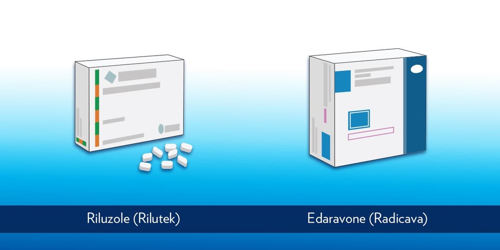 FDA approved ALS treatment drugs rilutek and radicava