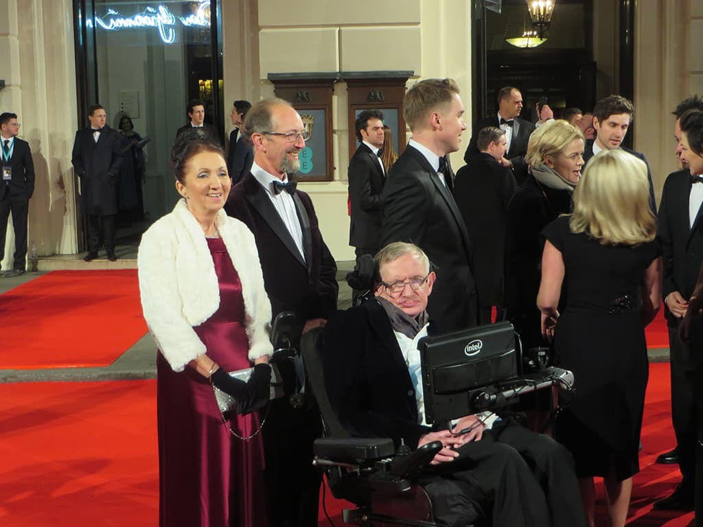Stephen Hawking in wheelchair
