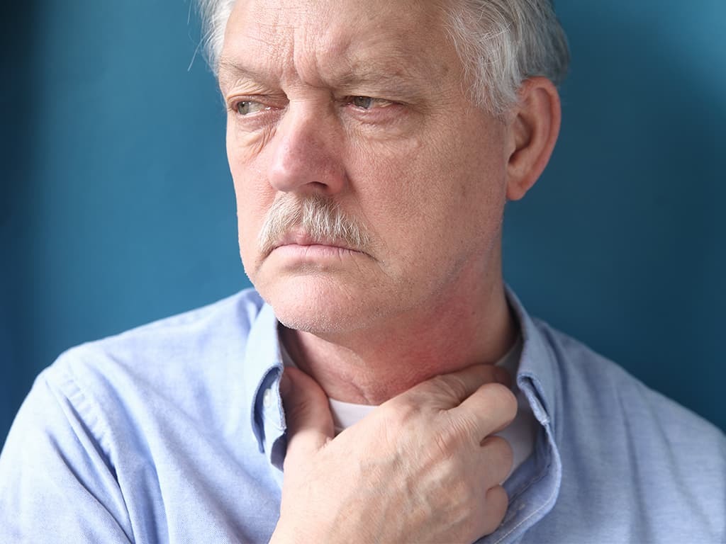 ALS patient with swallowing issues